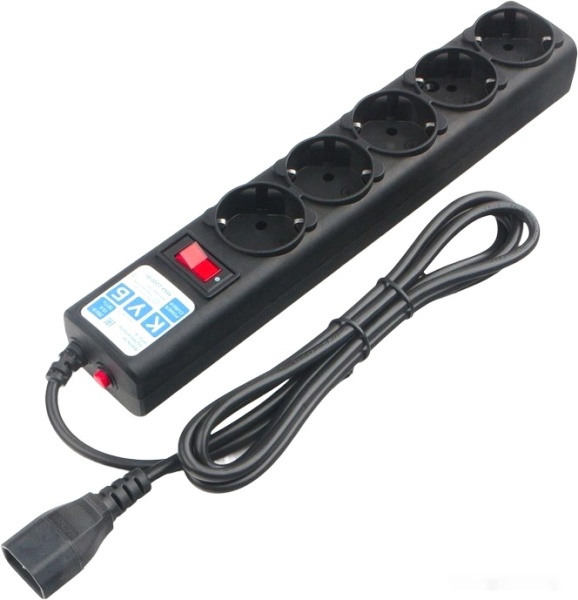 Сетевой фильтр Power Cube SPG5-B2 Black (5 розеток C14, 1.9 метра)