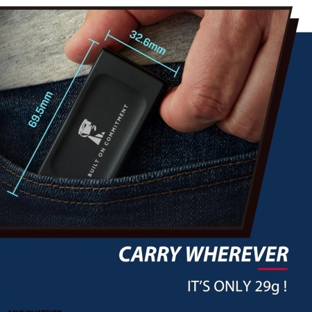 Внешний SSD 1TB Kingston XS1000 Black, SXS1000/1000GA