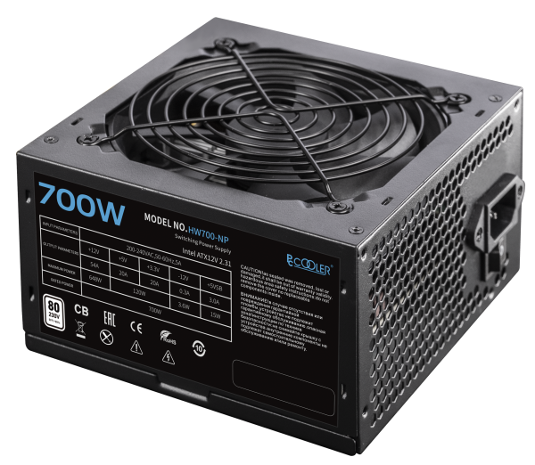 Блок питания PCcooler HW700-NP, 700W