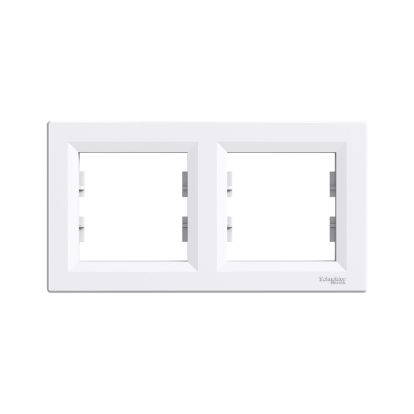 Рамка Schneider Electric EPH5800221 Asfora 2 постовая белый