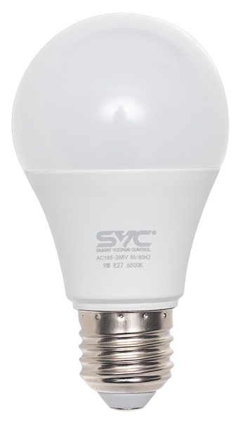 Лампочка SVC LED G45-9W-E27-6500K