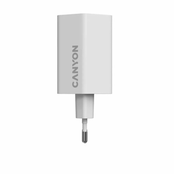 Зарядное устройство Canyon Wall Charger Hexagon 65 White, CND-CHAHEX65W