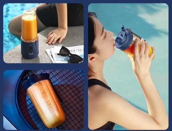 Блендер Deerma DEM-NU06 Blue