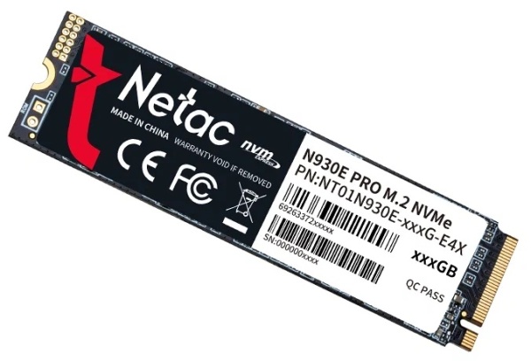 Диск SSD M.2 PCI-E 256GB Netac N930E Pro, NT01N930E-256G-E4X
