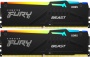 Оперативная память DDR5 5600/16Gb (2x8Gb) Kingston FURY Beast RGB, KF556C36BBEAK2-16