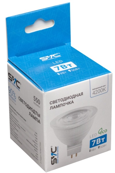 Лампочка SVC LED JCDR-7W-GU5.3-4200K