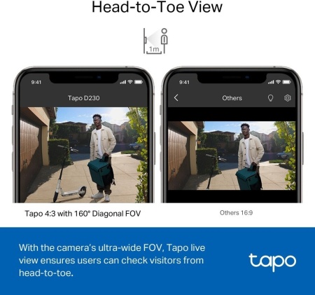 Умный дверной звонок TP-Link Tapo D230S1