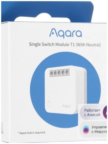 Реле Aqara Single Switch Module T1 (With Neutral), SSM-U01