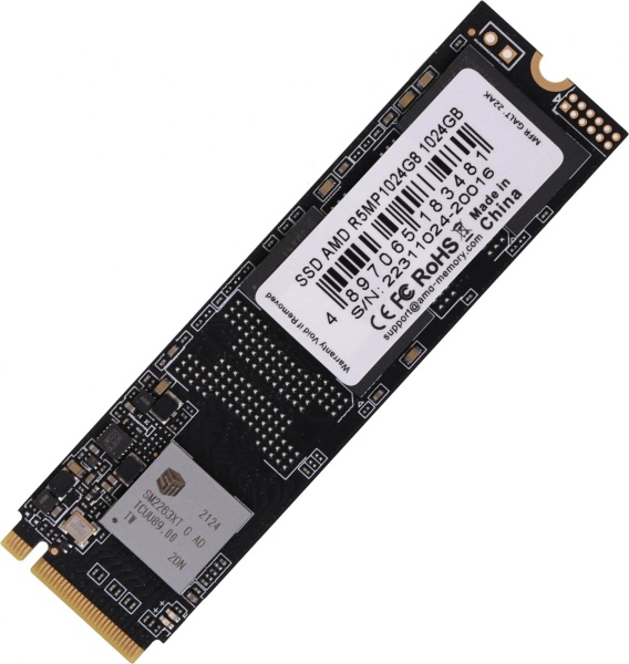 Диск SSD M.2 PCI-E 1TB AMD Radeon R5, R5MP1024G8