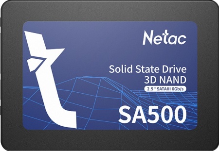 Диск SSD 2.5" 256Gb Netac SA500, NT01SA500-256-S3X