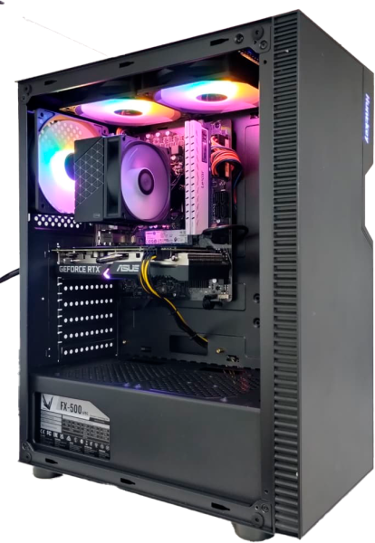 Системный блок Over GS450C Gaming PC (Core i3-10100F/H510M/16GB DDR4/1TB SSD/RTX 3050 OC 8GB/500W)