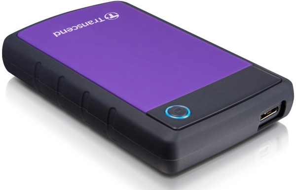 Внешний HDD 2.5" 2Tb Transcend StoreJet 25H3 TS2TSJ25H3B, USB3.0, Black/Blue