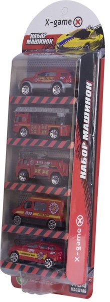 Набор машинок X-Game XGCM5C