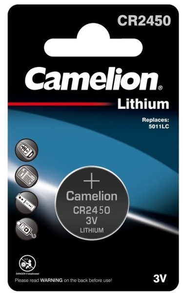 Батарейка CAMELION Lithium, CR2450-BP1