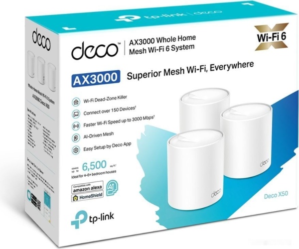 MESH-система TP-Link Deco X50 (3-pack)