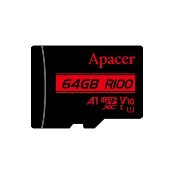 Карта памяти microSDXC 64Gb Apacer, AP64GMCSX10UB-RA