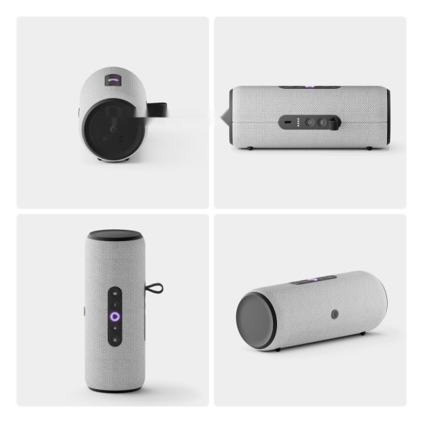 Умная колонка Яндекс Станция Стрит с Алисой Серый, YNDX-00030GRY