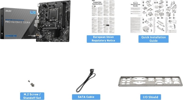 Материнская плата MSI PRO H610M-S DDR4