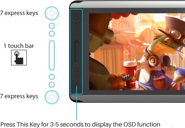 Графический планшет Huion Kamvas 16, GS1562