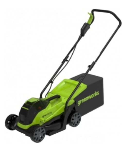 Газонокосилка аккумуляторная Greenworks GD24LM33K4 24V (4Ah и ЗУ), 2516107UB