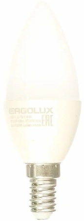 LED лампочка Ergolux LED-C35-7W-E14-6K