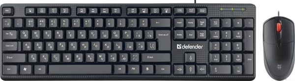 Комплект клавиатура + мышь Defender Line C-511 Black