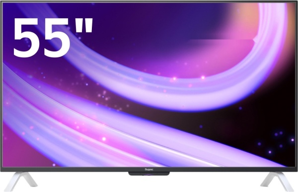 Телевизор 55" Яндекс ТВ Станция QLED с Алисой, YNDX-00095