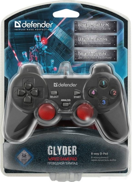 Геймпад Defender Glyder Black, 64399