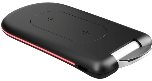 Беспроводное зарядное устройство Olmio 15W Fold Qi черный