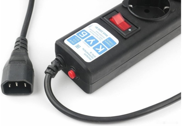 Сетевой фильтр Power Cube SPG5-B2 Black (5 розеток C14, 1.9 метра)