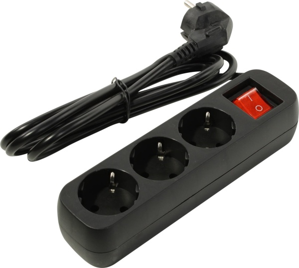 Удлинитель Defender G318 Black 99333