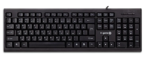 Клавиатура XG XK-100UB, USB, Black