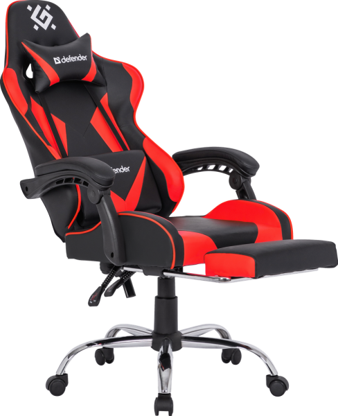 Компьютерное кресло Defender Pilot Black/Red, 64354