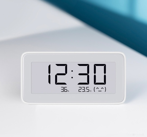 Термогигрометр Xiaomi Temperature and Humidity Monitor Clock White BHR5435GL/LYWSD02MMC 