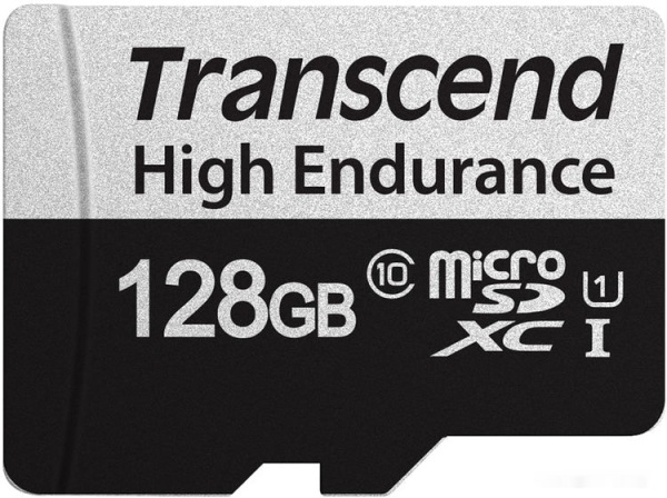 Карта памяти MicroSD 128GB Class 10 U1 Transcend TS128GUSD350V