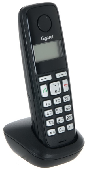 Радиотелефон Gigaset A220H (доп.трубка), черный