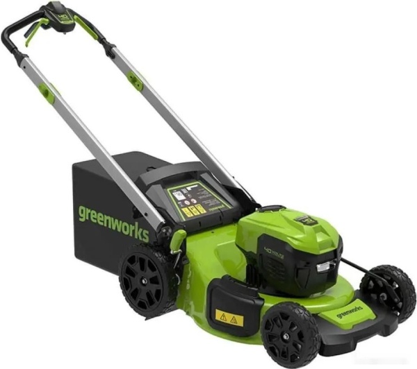 Газонокосилка аккумуляторная Greenworks GD40LM48SPK4 40V 48см 4Ah и ЗУ, 2517407UB
