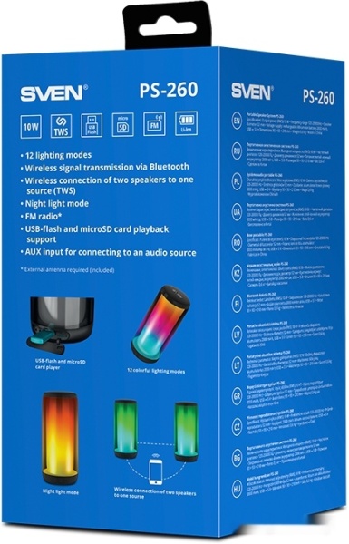 Колонка портативная Sven PS-260