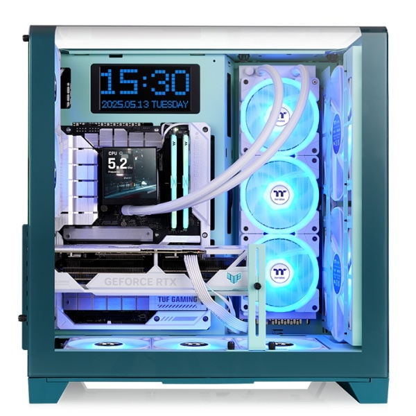 Корпус Thermaltake View 390 Air Transformative Teal без Б/П, CA-11F-00MTWN-00