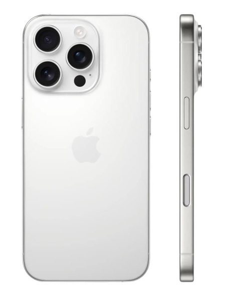 Смартфон Apple iPhone 16 Pro 512GB White Titanium, A3293 MYNN3HX/A