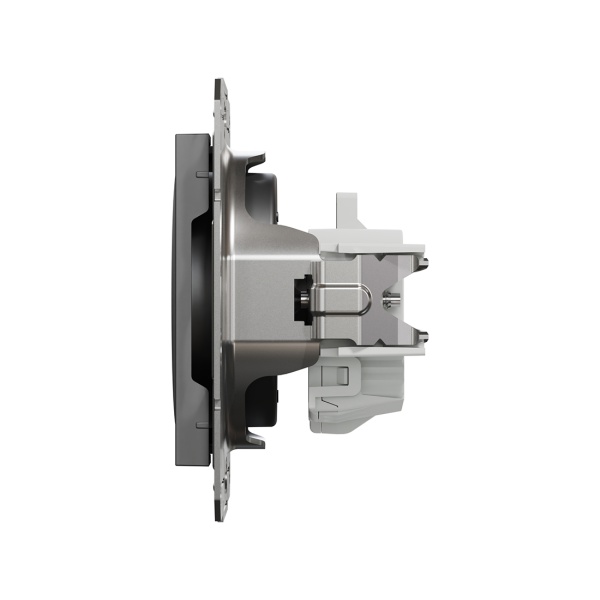 Розетка Schneider Electric без заземления SE EPH3000171 Asfora механизм антрацит