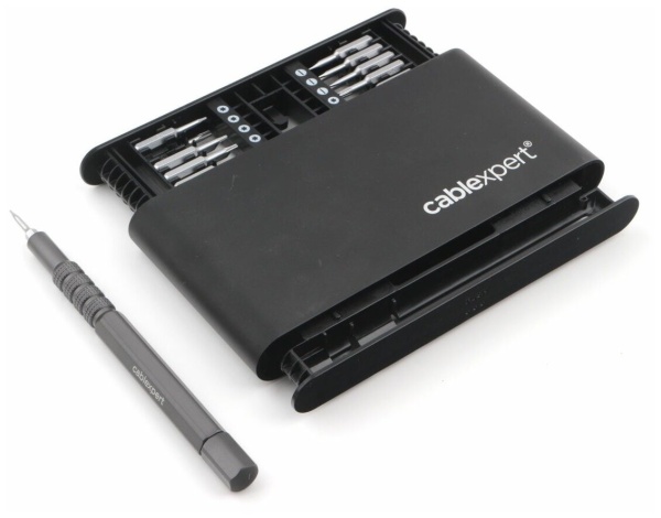 Отвертка с набором бит Cablexpert TK-SD-09R