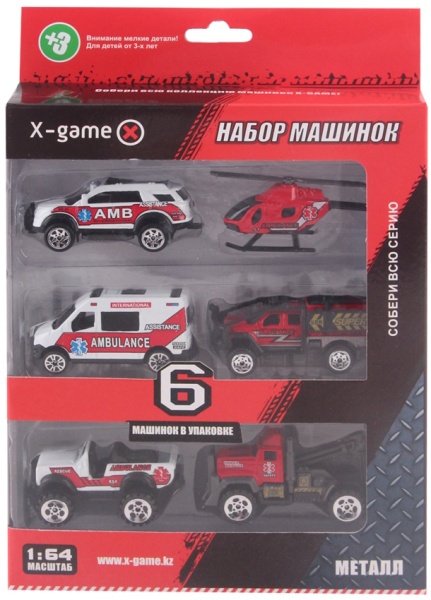Набор машинок X-Game XGCM6K