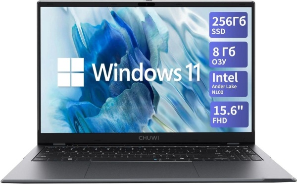 Ноутбук Chuwi GemiBook Plus (N150/512GB SSD/16GB/15,6" FHD IPS/Win 11 Home), CWI620-iN15016G512G