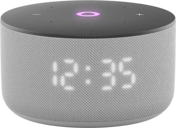 Умная колонка Яндекс Станция Мини 3 с часами Серый, YNDX-00027GRY