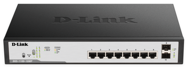 Коммутатор D-LINK DGS-1100-10MPP/B1A