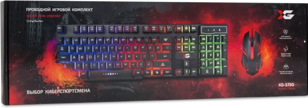 Комплект клавиатура + мышь X-Game XD-575OUB