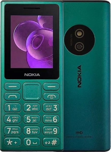Мобильный телефон NOKIA 125 TA-1655 DS Green, SP01Z07Z1984Y Мобильный телефон NOKIA 125 TA-1655 DS Green, SP01Z07Z1984Y