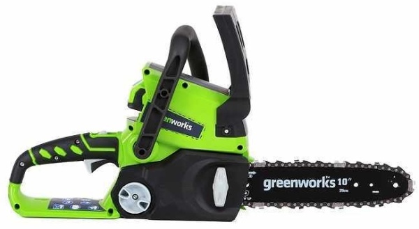 Цепная пила аккумуляторная Greenworks G24CS25K2 24V 2Ah и ЗУ, 2007707UA