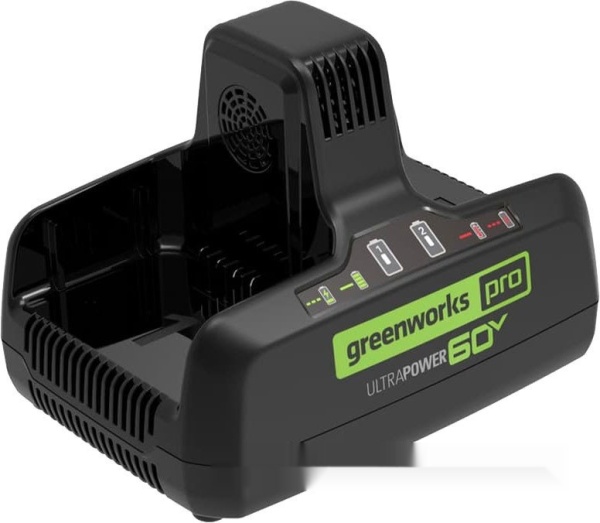 Зарядное устройство для двух аккумуляторов Greenworks G60DC10 60V 10А, 2954407